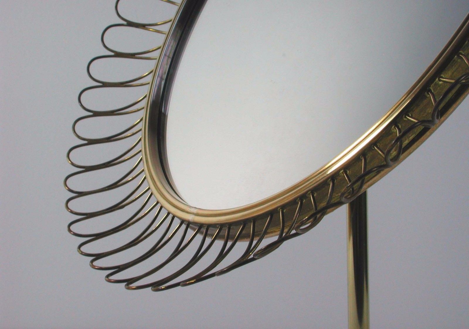 Vintage Mid-Century Table Mirror by Josef Frank for Svenskt Tenn, 1950s