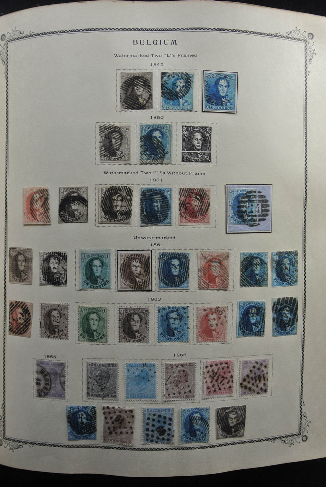 Lot 26238 Collection stamps of Belgium and colonies 1849-1970.