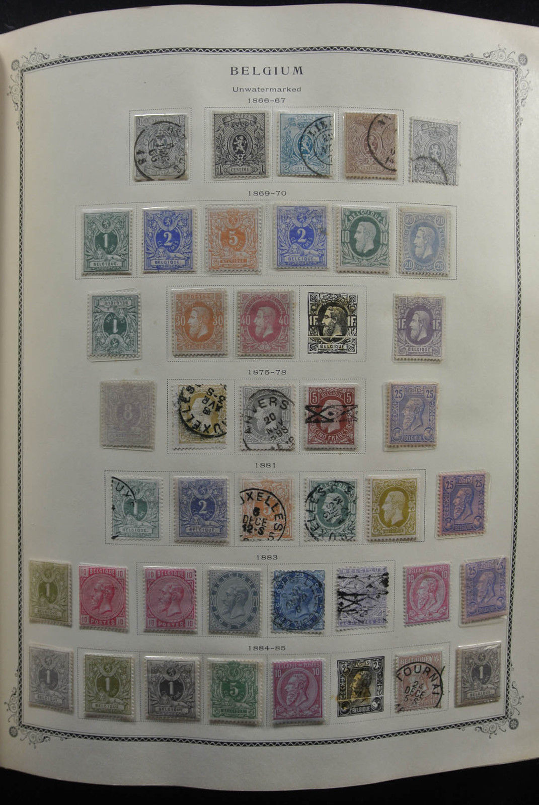 Lot 26238 Collection stamps of Belgium and colonies 1849-1970.