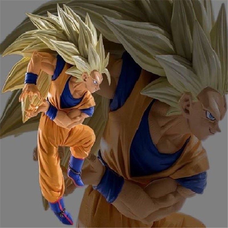 Anime Dragon Ball SCultures Super Saiyan 3 Son Gokou PVC Figure New In Box