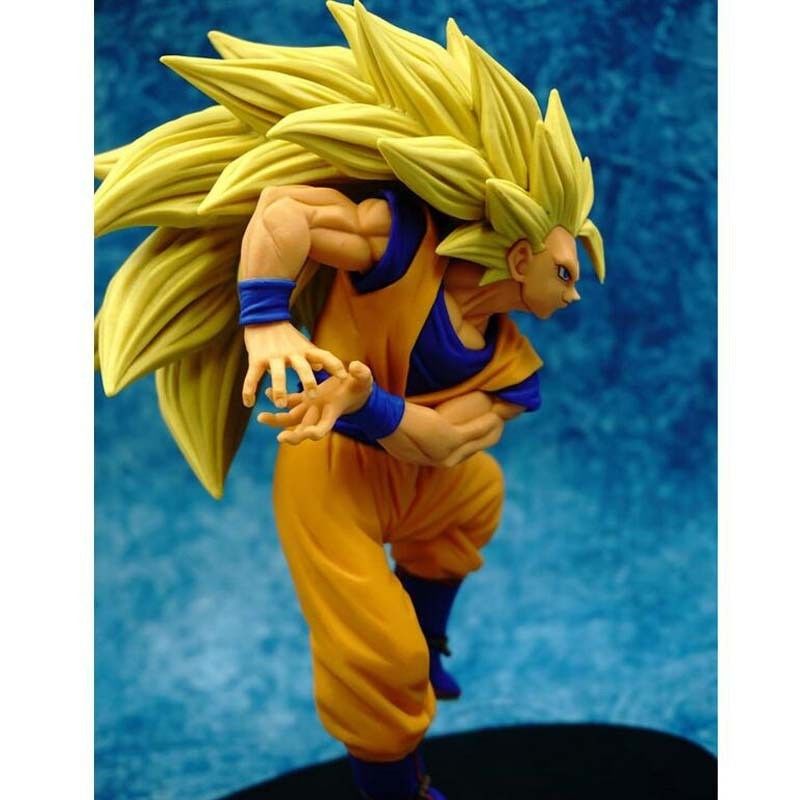 Anime Dragon Ball SCultures Super Saiyan 3 Son Gokou PVC Figure New In Box