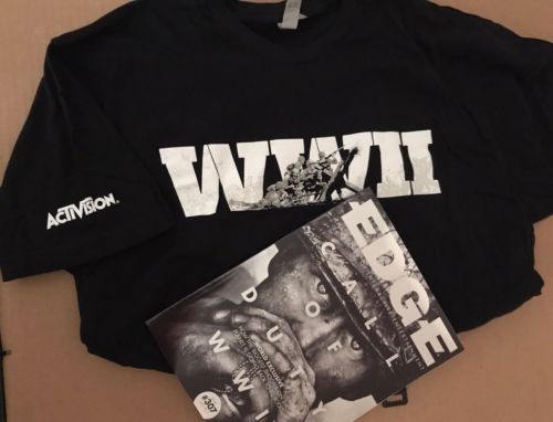 E3 2017 Exclusive Call of Duty: WWII/ World War 2/ XL Shirt and Edge Magazine