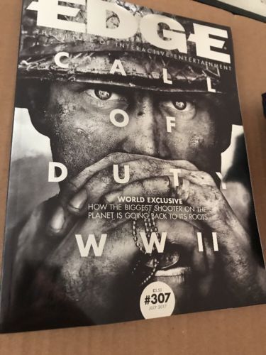 E3 2017 Exclusive Call of Duty: WWII/ World War 2/ XL Shirt and Edge Magazine