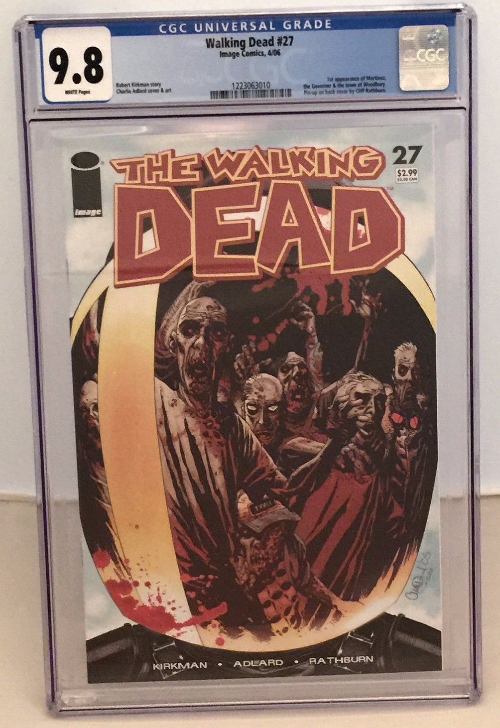 Walking Dead #27 - CGC 9.8 NM/MT (Image, 2006) 1st appearance of Governor