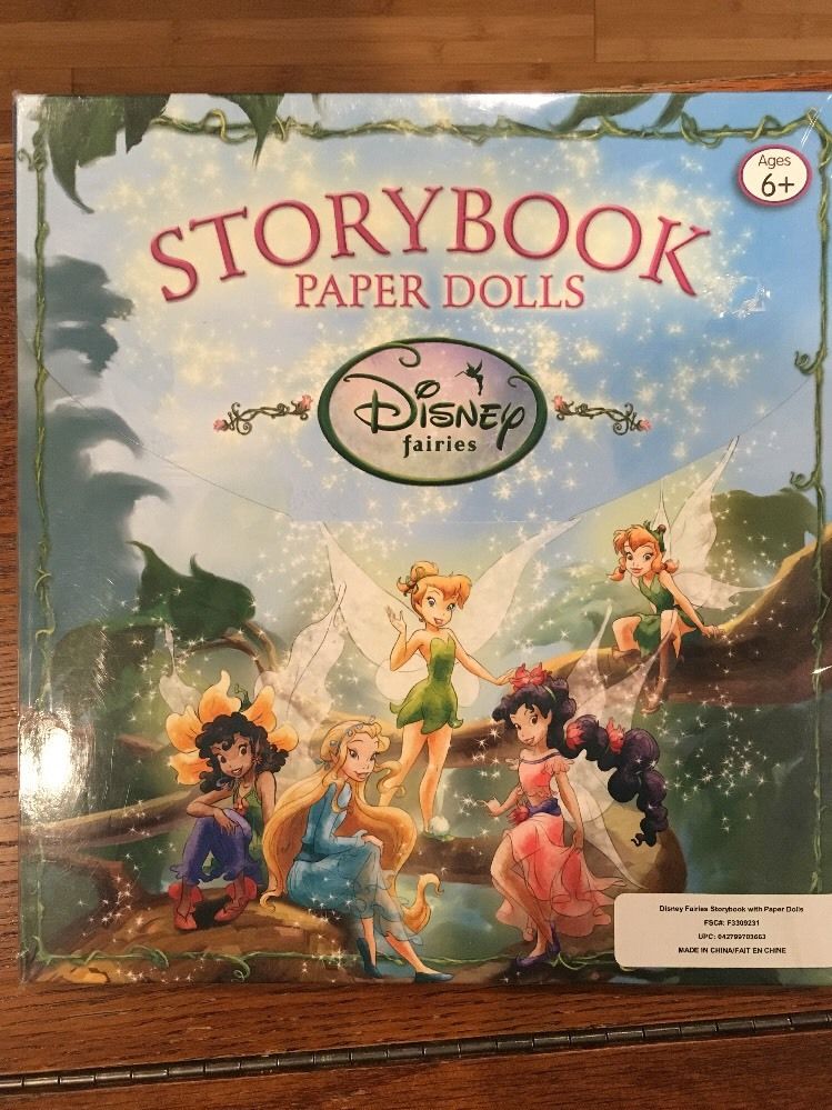 Disney Fairies Storybook Paper Dolls NEW