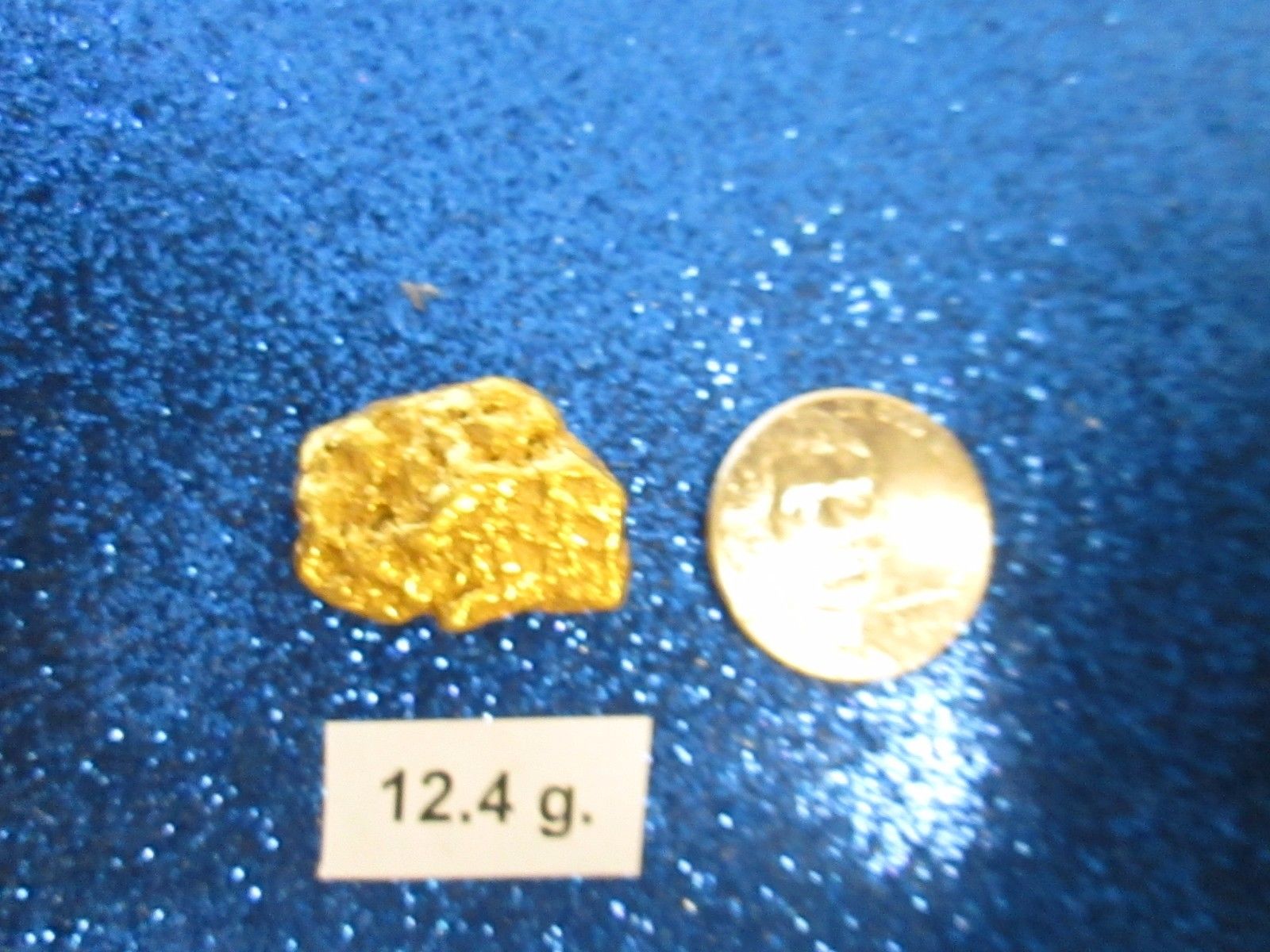 1 Beautiful Large Australian Rare Pure Gold Nugget  12.4 g Grade A nugget