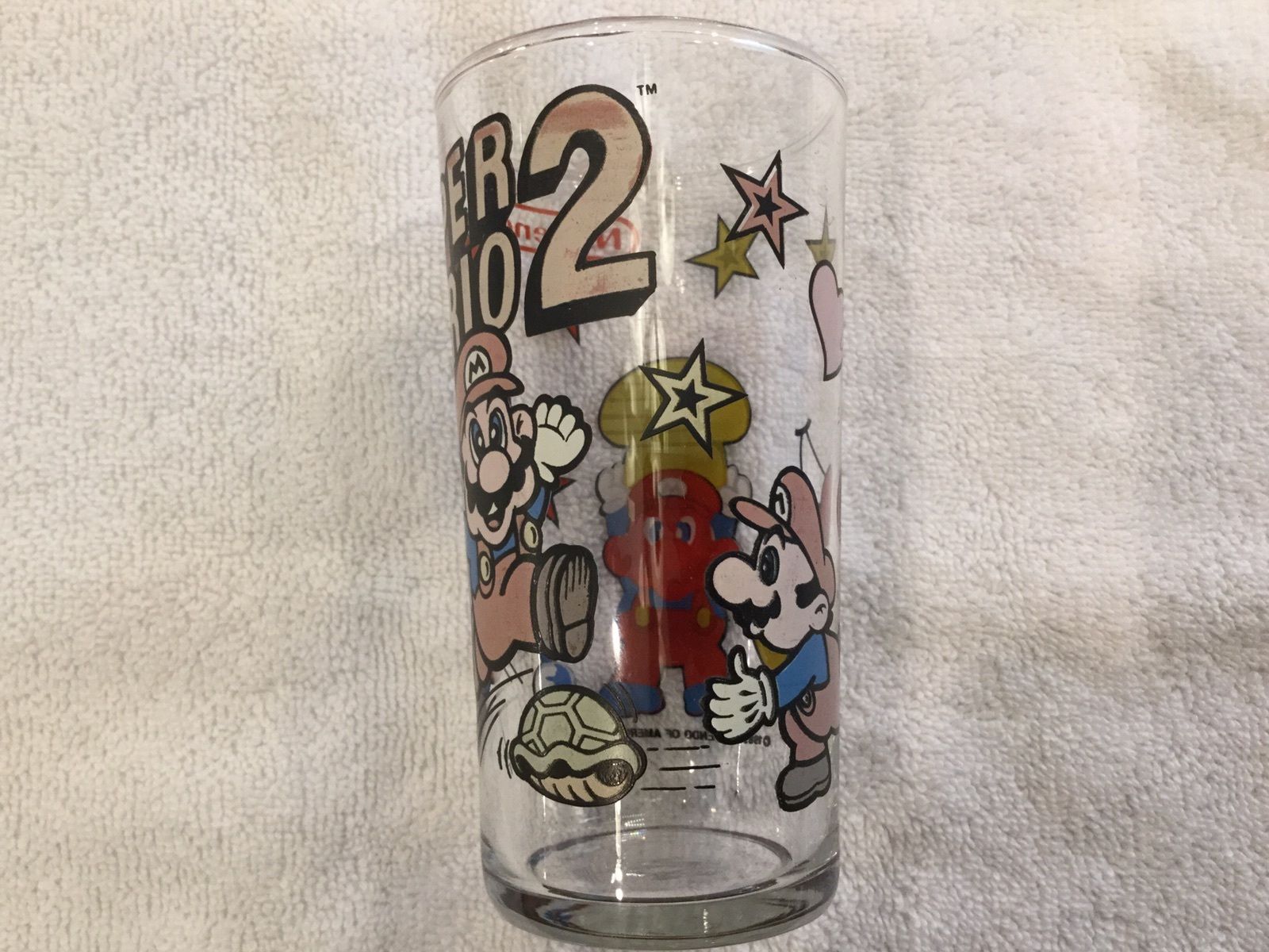 Super Mario Bros. 2 1989 Glass Nintendo Of America Inc