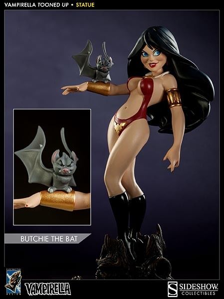 VAMPIRELLA~TOONED UP~STATUE~LE #77 / 750~ELECTRIC TIKI~SIDESHOW~MIB