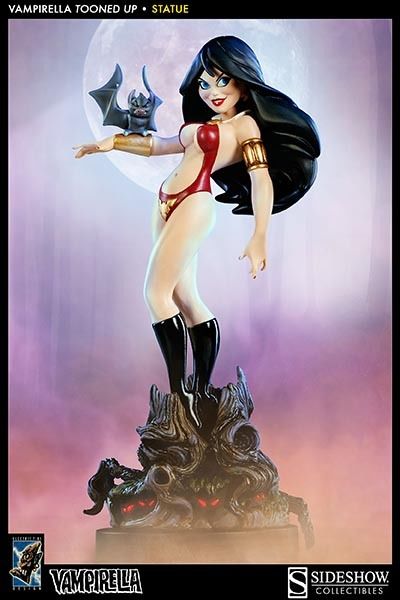 VAMPIRELLA~TOONED UP~STATUE~LE #77 / 750~ELECTRIC TIKI~SIDESHOW~MIB