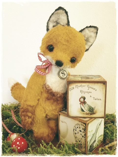 Mohair/Bear/ Fox Pattern,  8 inch Incl. Ears