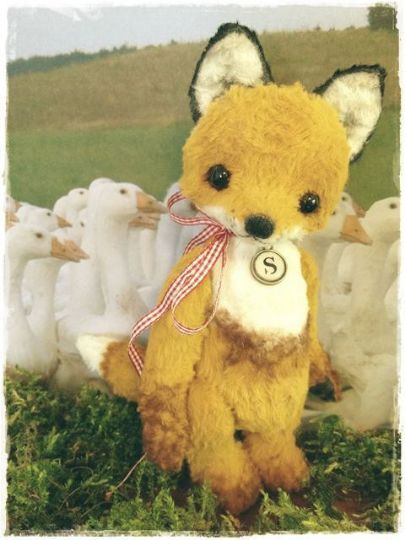 Mohair/Bear/ Fox Pattern,  8 inch Incl. Ears