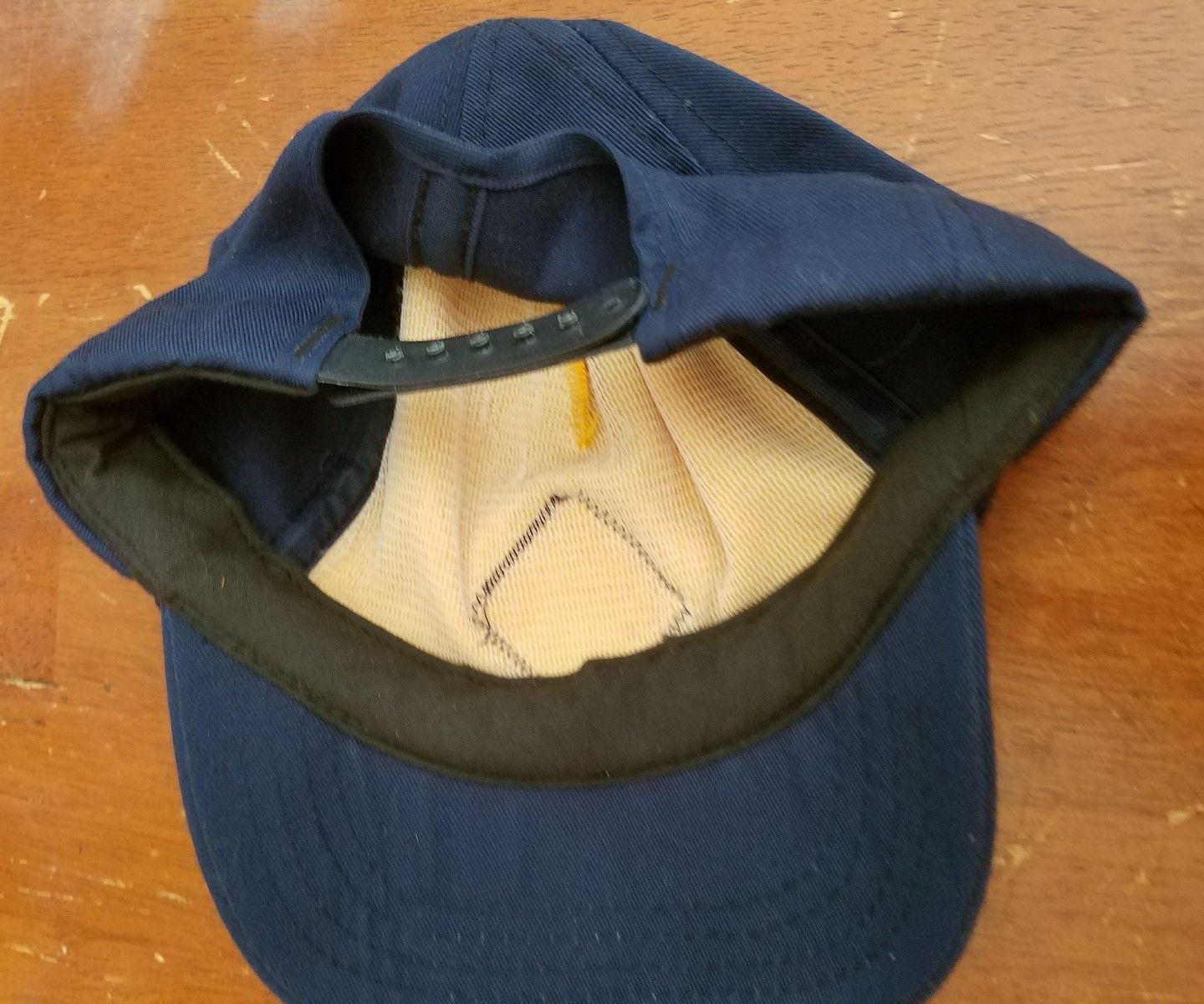 Vintage BOY SCOUTS OF AMERICA BSA Cub Scouts Wolf Yellow & Blue Snapback Cap Hat