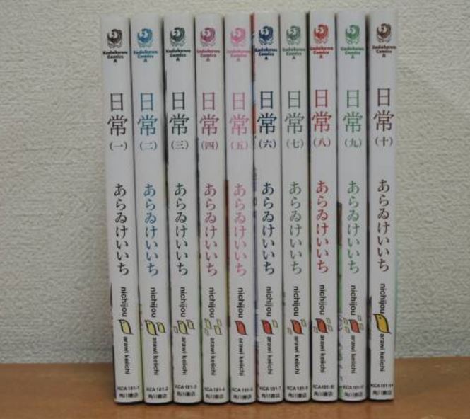 Nichijou My Ordinary Life Manga complete lot full set Vol.1-10 Japanese Edition