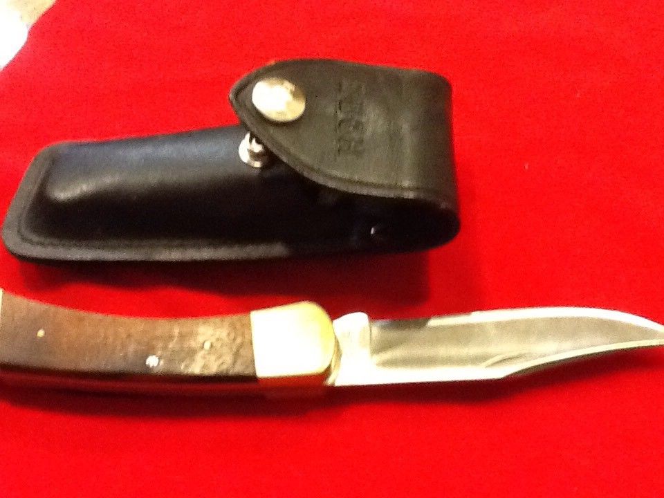 Buck 110 2 Dot Vintage Knife Knives With Sheath 1970