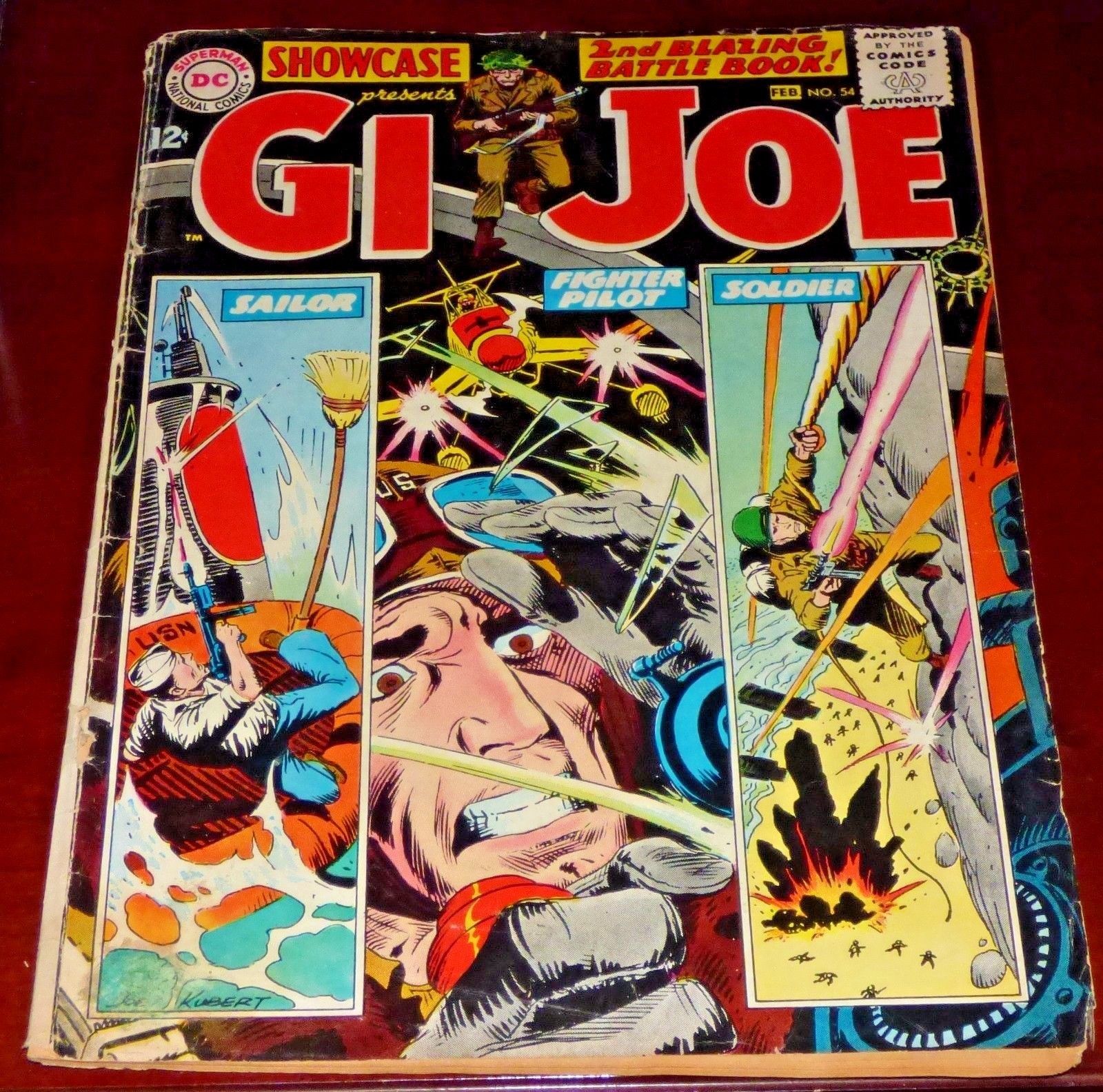 Showcase #54 G.I. Joe (Jan-Feb 1965, DC Comic) 12 Cent Cover Price