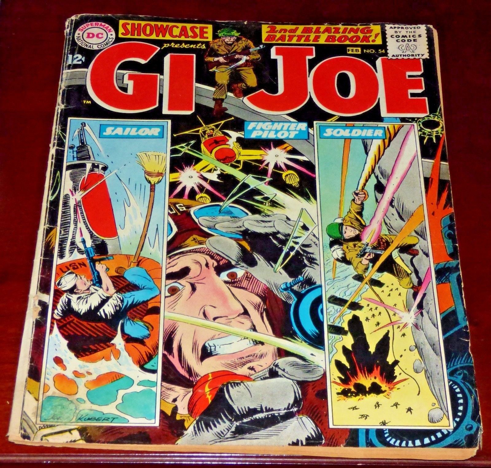 Showcase #54 G.I. Joe (Jan-Feb 1965, DC Comic) 12 Cent Cover Price