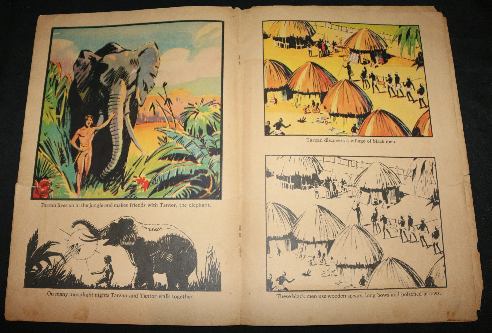 Tarzan Platinum Age Coloring Book (Uncolored) 1933