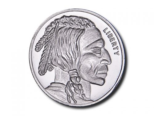 20 - 1/10 oz. 999 Fine Silver Rounds -  Buffalo/Indian Design - BU - Monarch