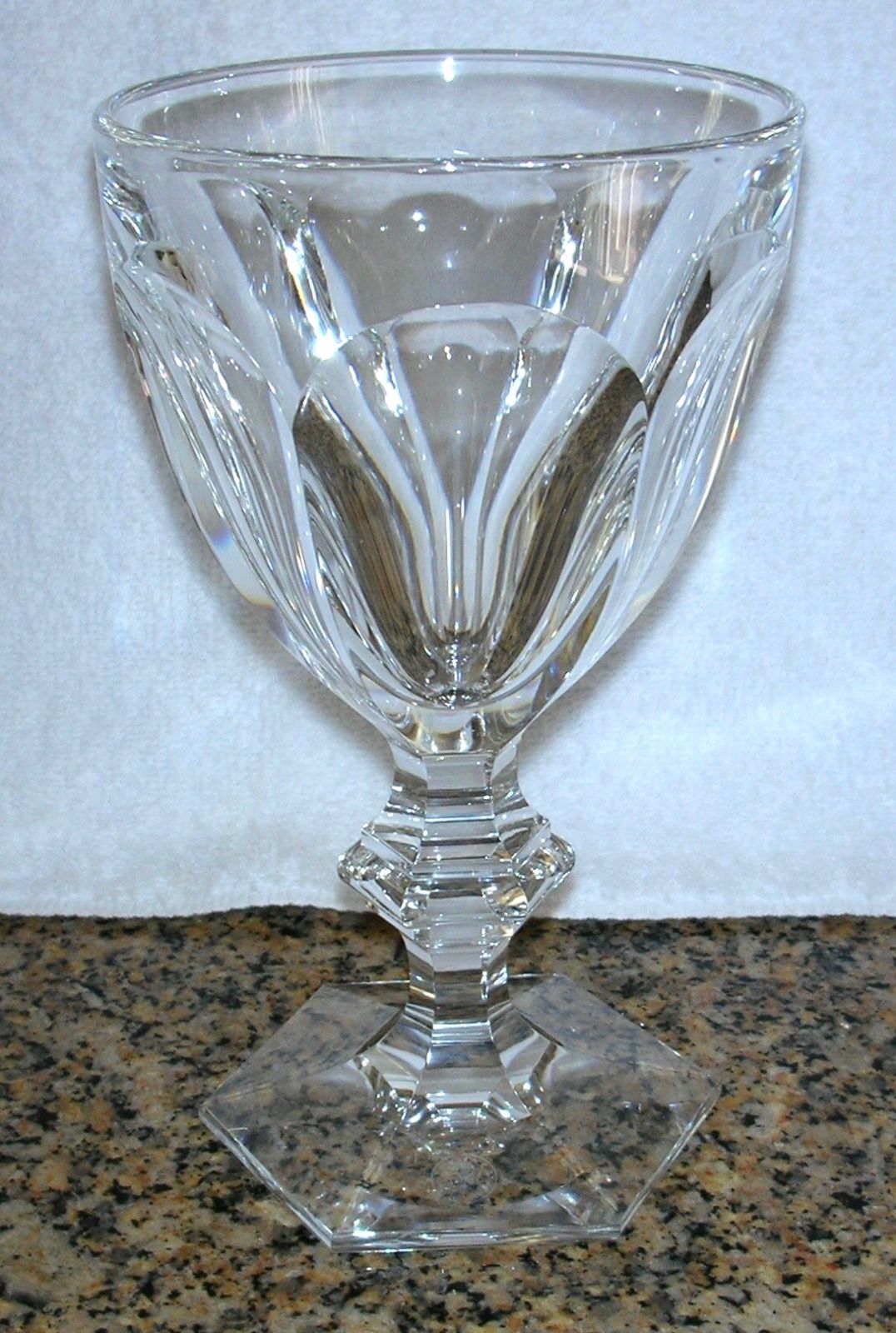 Baccarat Crystal HARCOURT 6 1/2" Tall Water Goblet Wine Glass (12 Available)