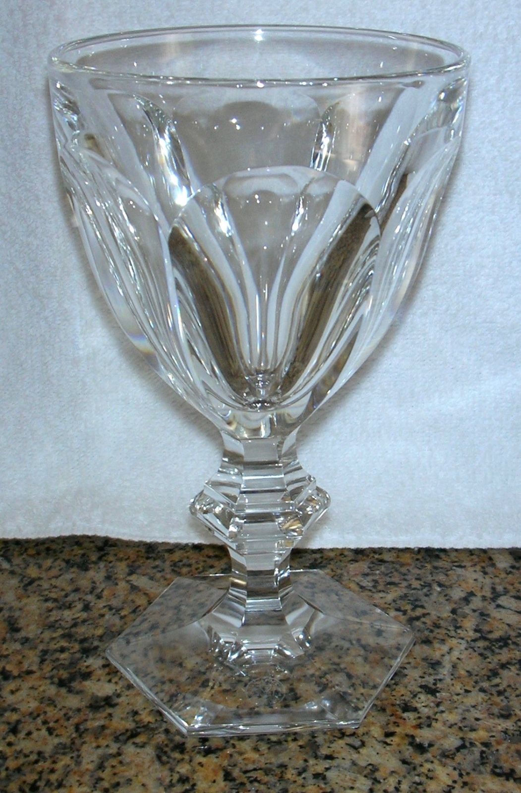 Baccarat Crystal HARCOURT 6 1/2" Tall Water Goblet Wine Glass (12 Available)