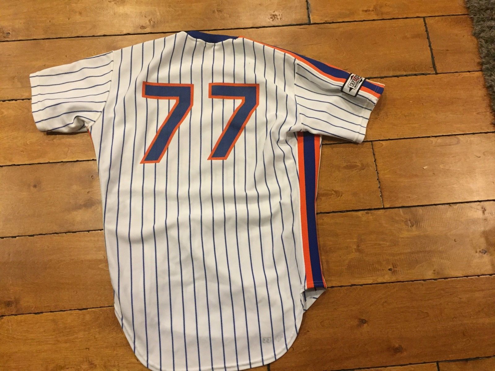 METS GAME USED WORN JERSEY HYANNIS CAPE COD LEAGUE #77 LOA