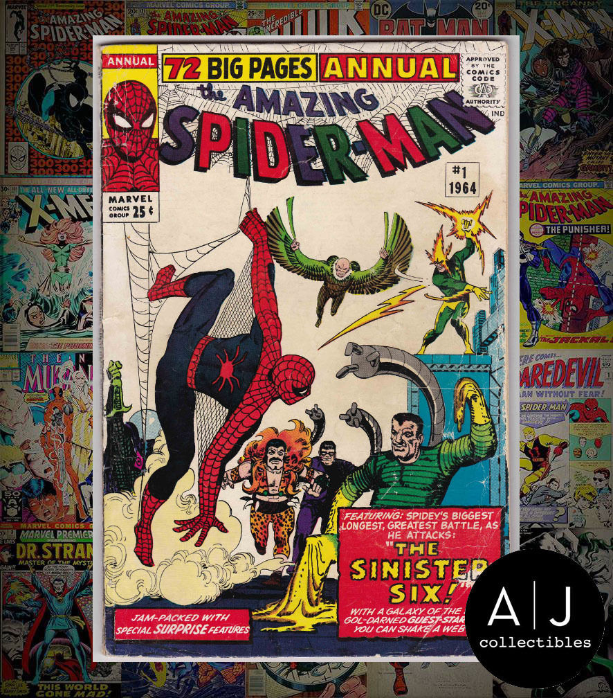 The Amazing Spider-Man Annual #1 (H Marvel W) VG! HIGH RES SCANS!