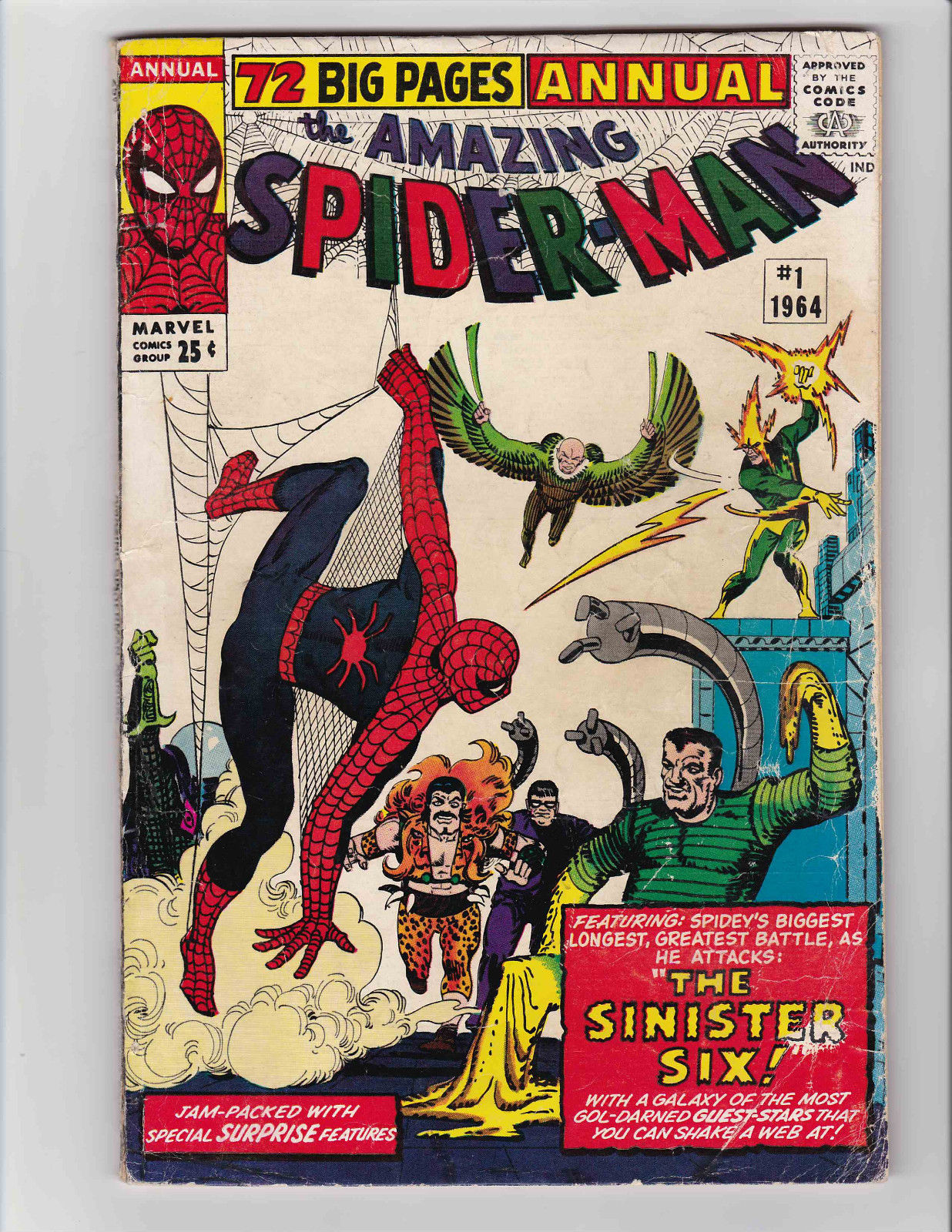 The Amazing Spider-Man Annual #1 (H Marvel W) VG! HIGH RES SCANS!