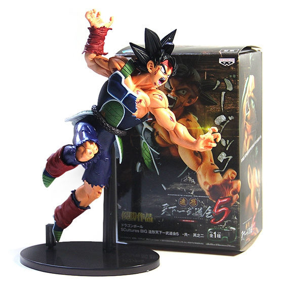 Anime Dragon Ball Z DBZ SCultures Tenkaichi Bardock Battle Damage Ver Figure