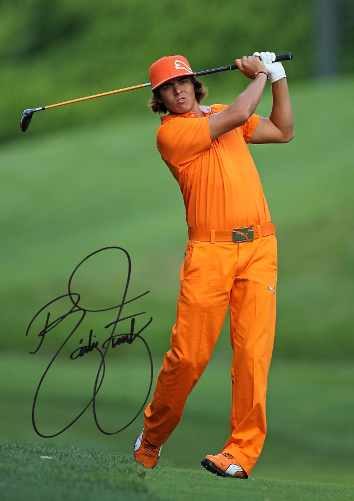 Rickie Fowler Golf Masters Ryder Cup US Open Signed Autographed A4 Photo Print 1