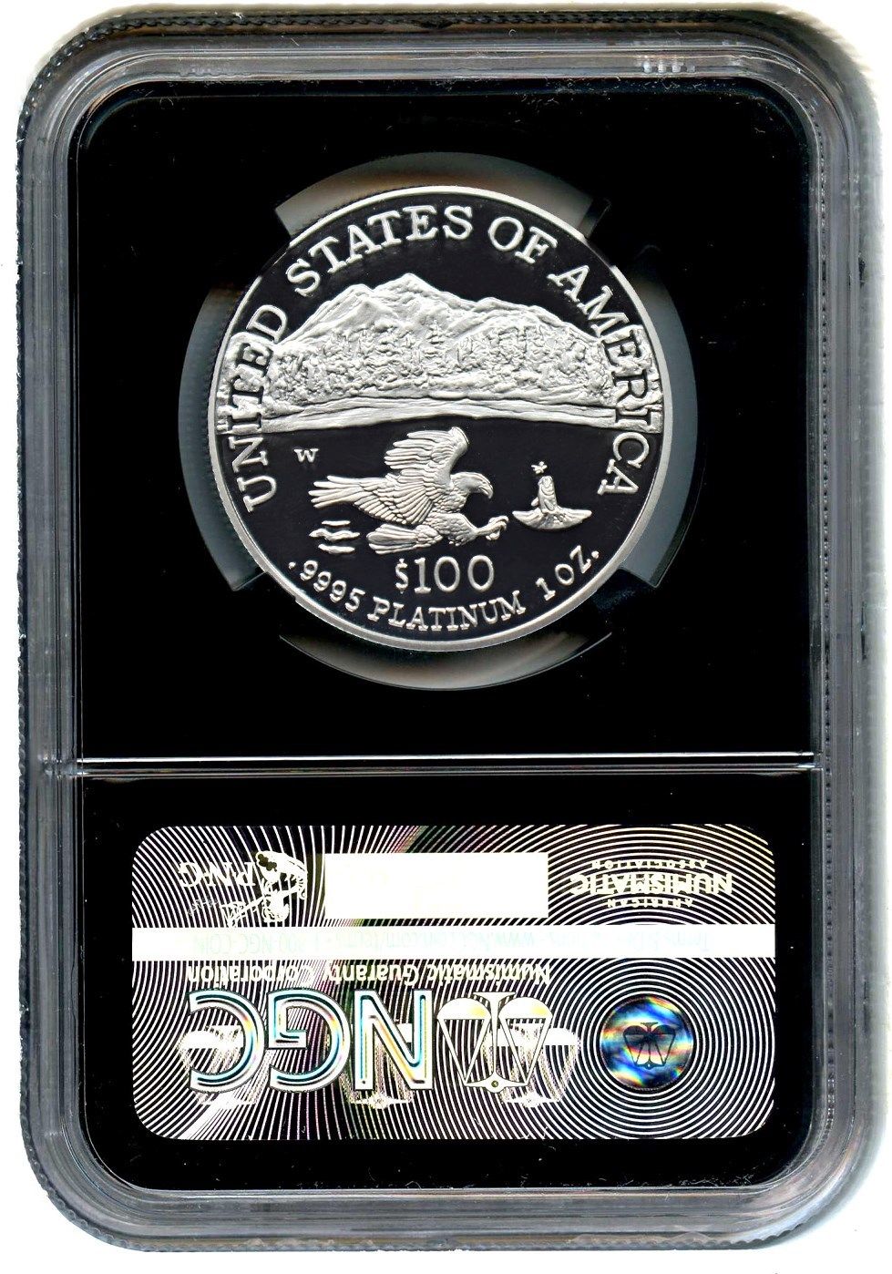 2002-W Platinum Eagle $100 NGC PR 70 UCAM - Statue Liberty 1 oz