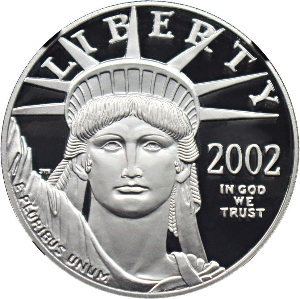 2002-W Platinum Eagle $100 NGC PR 70 UCAM - Statue Liberty 1 oz