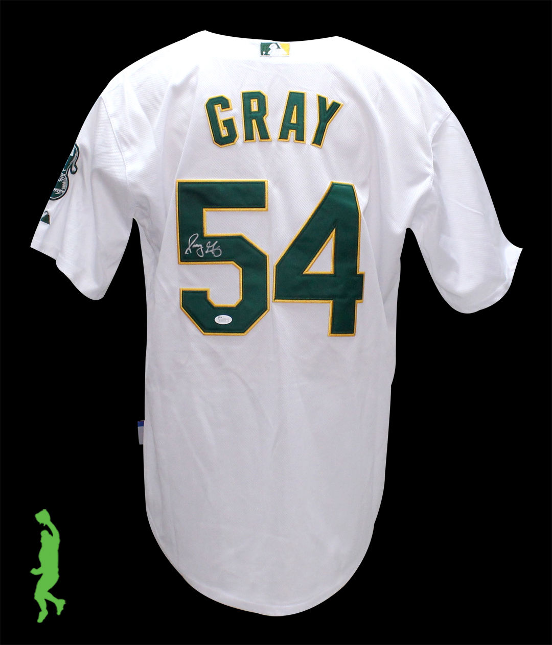 SONNY GRAY AUTOGRAPHED SIGNED OAKLAND ATHLETICS A'S BASEBALL JERSEY JSA COA