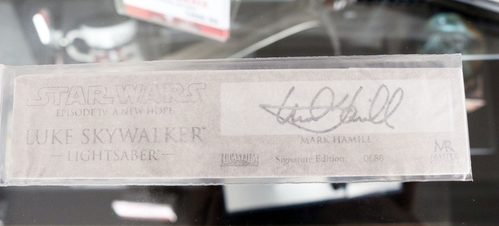 Star Wars Master Replicas Luke Skywalker Ep IV Signature Lightsaber #686