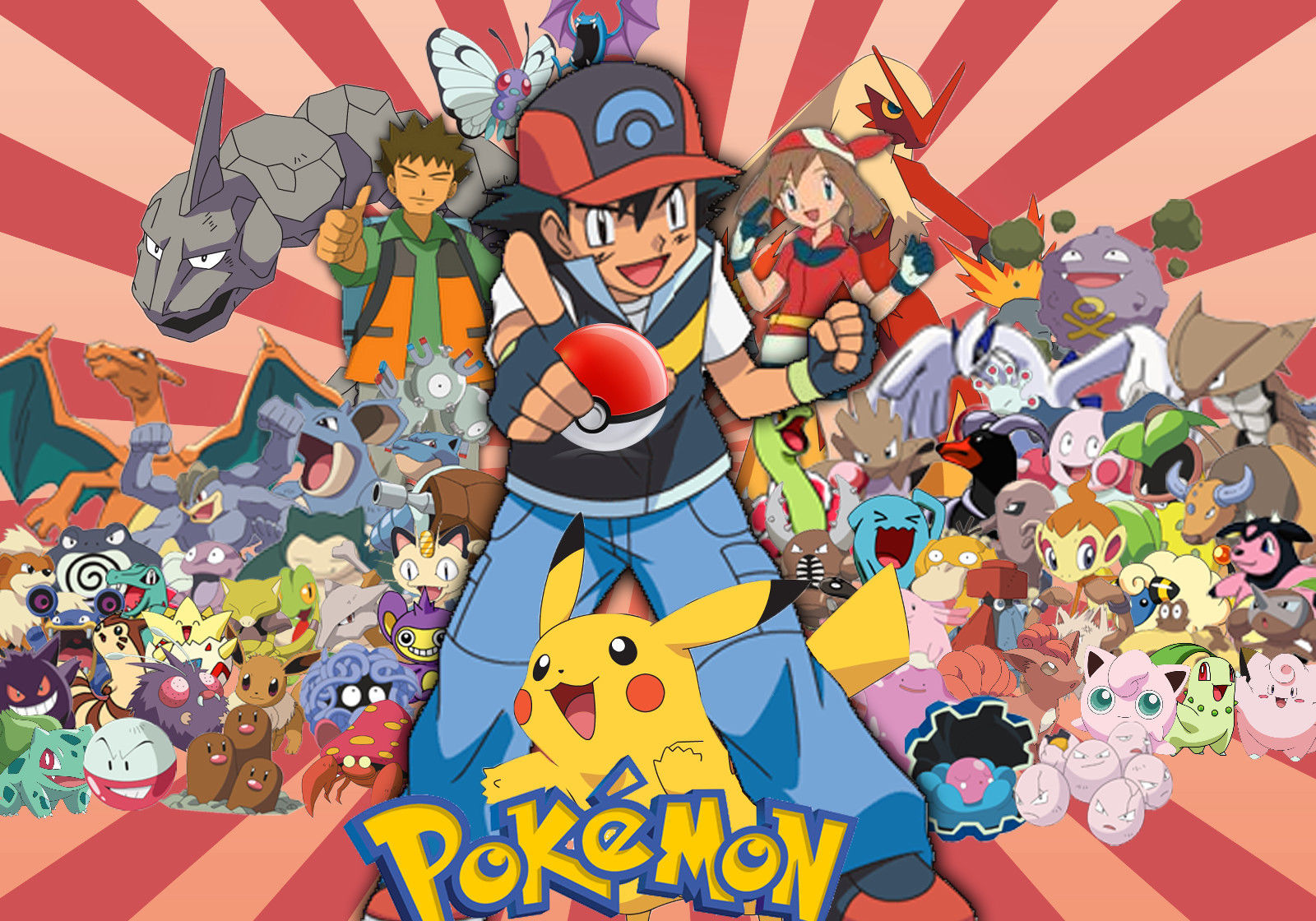 POKEMON GAME Anime Art Silk Poster 24x36inch