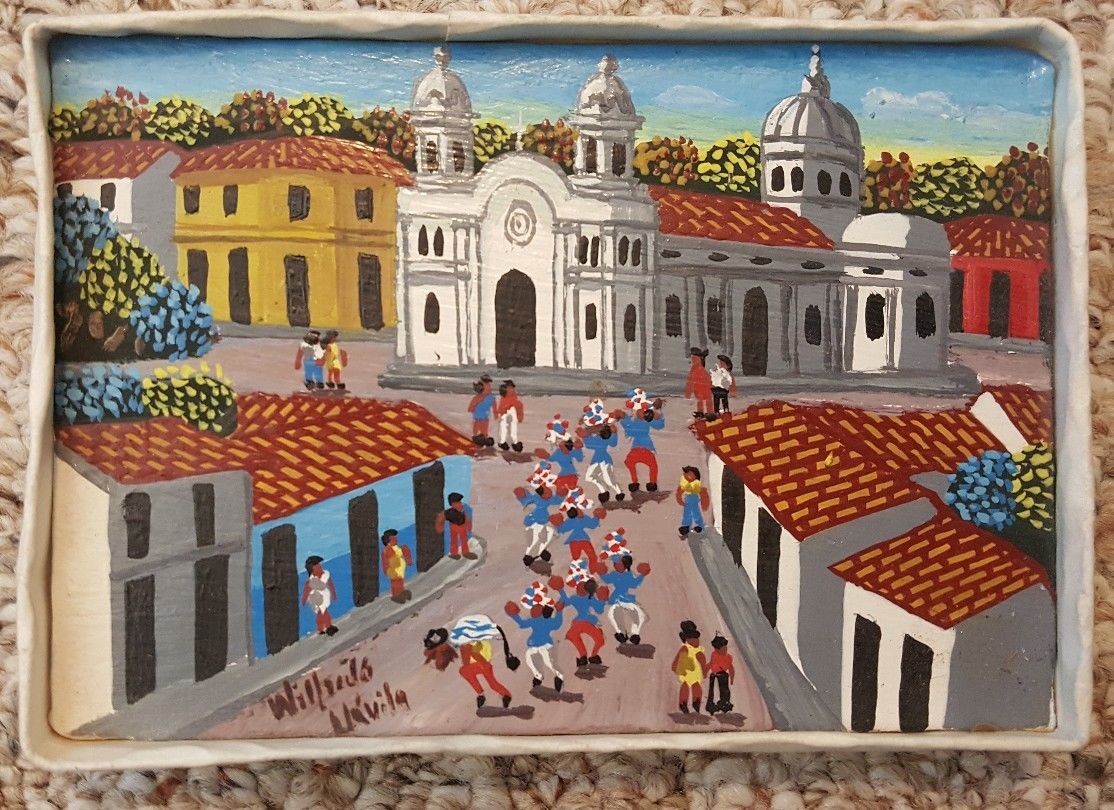 Folk Art Painting of San Sebastian Diriamba