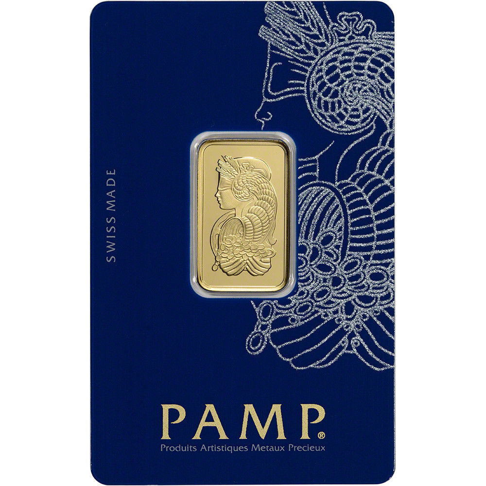 10 gram Gold Bar - PAMP Suisse - Fortuna - 999.9 Fine in Sealed Assay