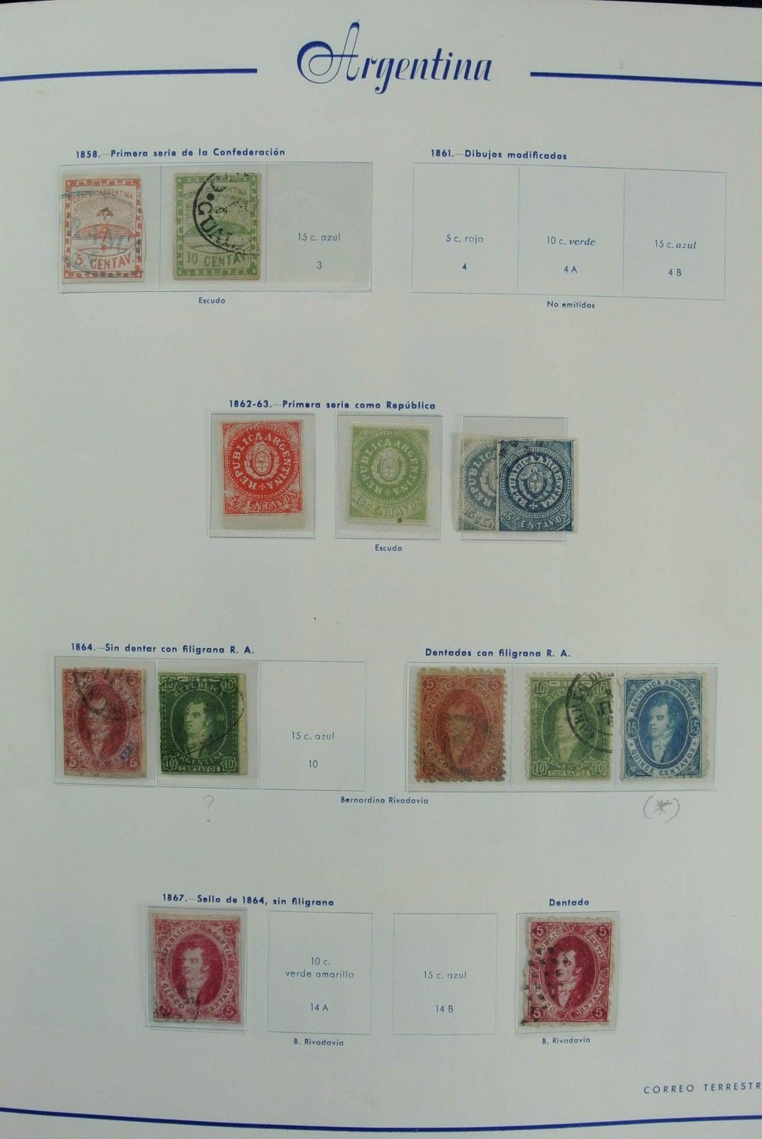 Lot 26953 Collection stamps of Argentina 1858-1985.