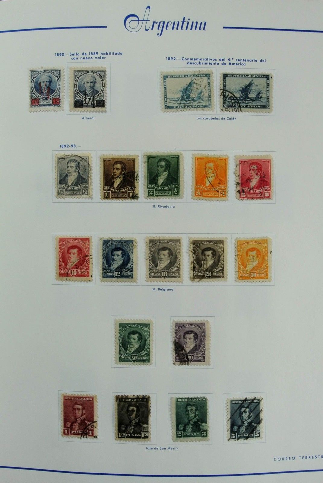 Lot 26953 Collection stamps of Argentina 1858-1985.