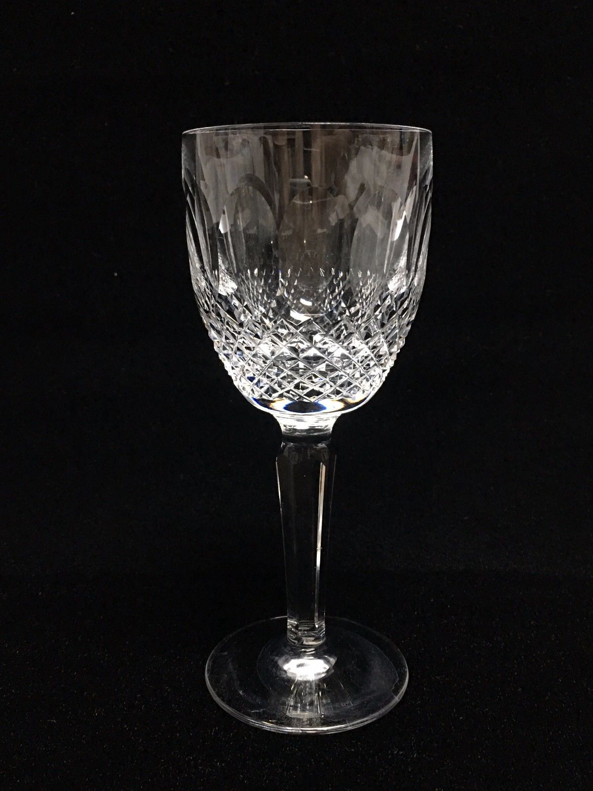 Waterford Crystal Colleen Claret Wine Glass Tall Stem 6 1/2"
