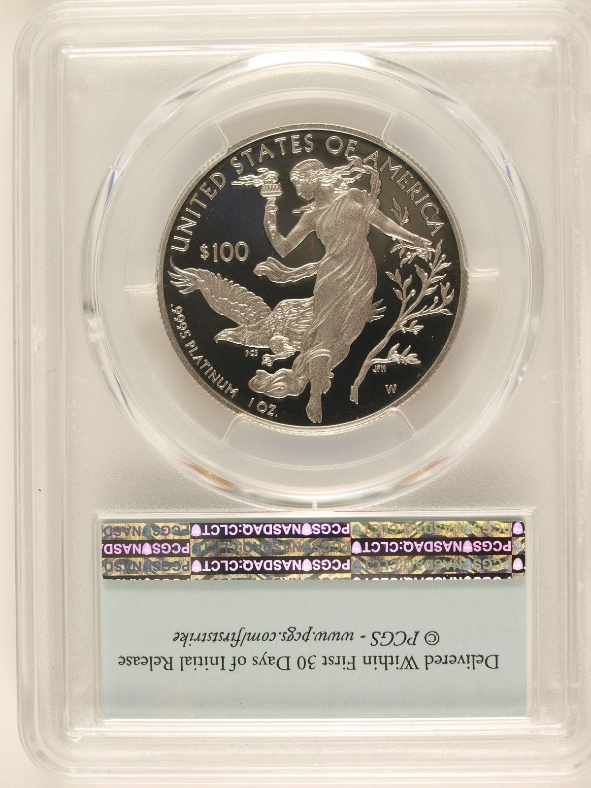 2016-W $100 Platinum Eagle PR70DCAM PCGS First Strike