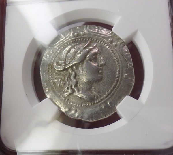 167-148 BC Macedon Under Roman Rule NGC VF Ancient Greek Silver Tetradrachm WOW