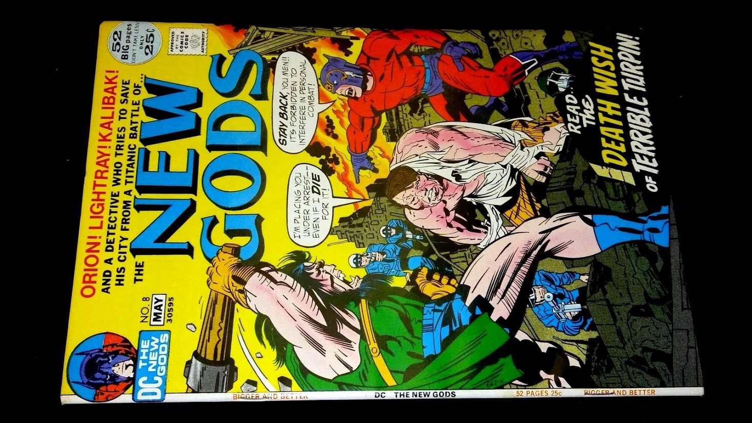 NEW GODS #8 ~ JACK KIRBY KLASSIC ~ VF/NM ~ FOR $4.99???  THANKS, JACK!!!