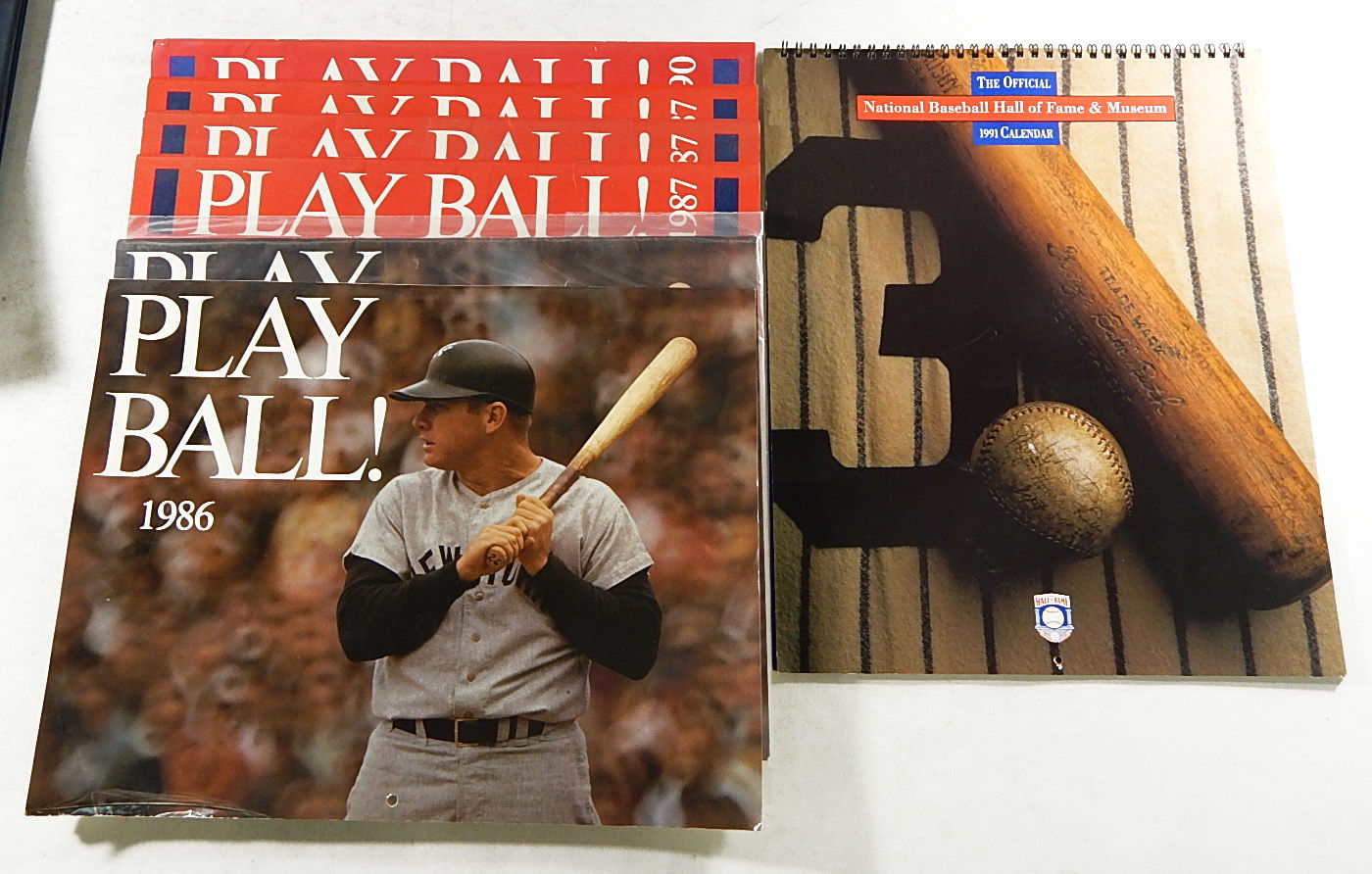 Sports Collectibles Lot ^ Pins Photos Calendar Magnets Helmets Schedules Books