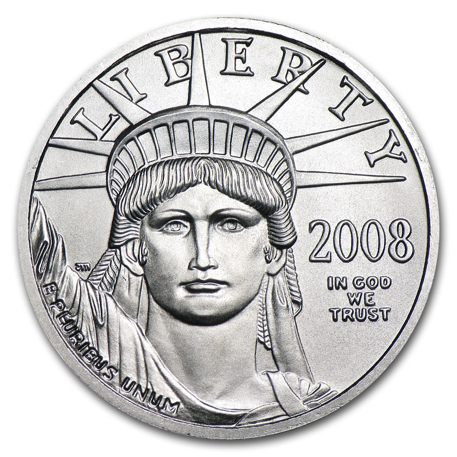 1/4 oz Platinum American Eagle BU (Random Year) - SKU #54