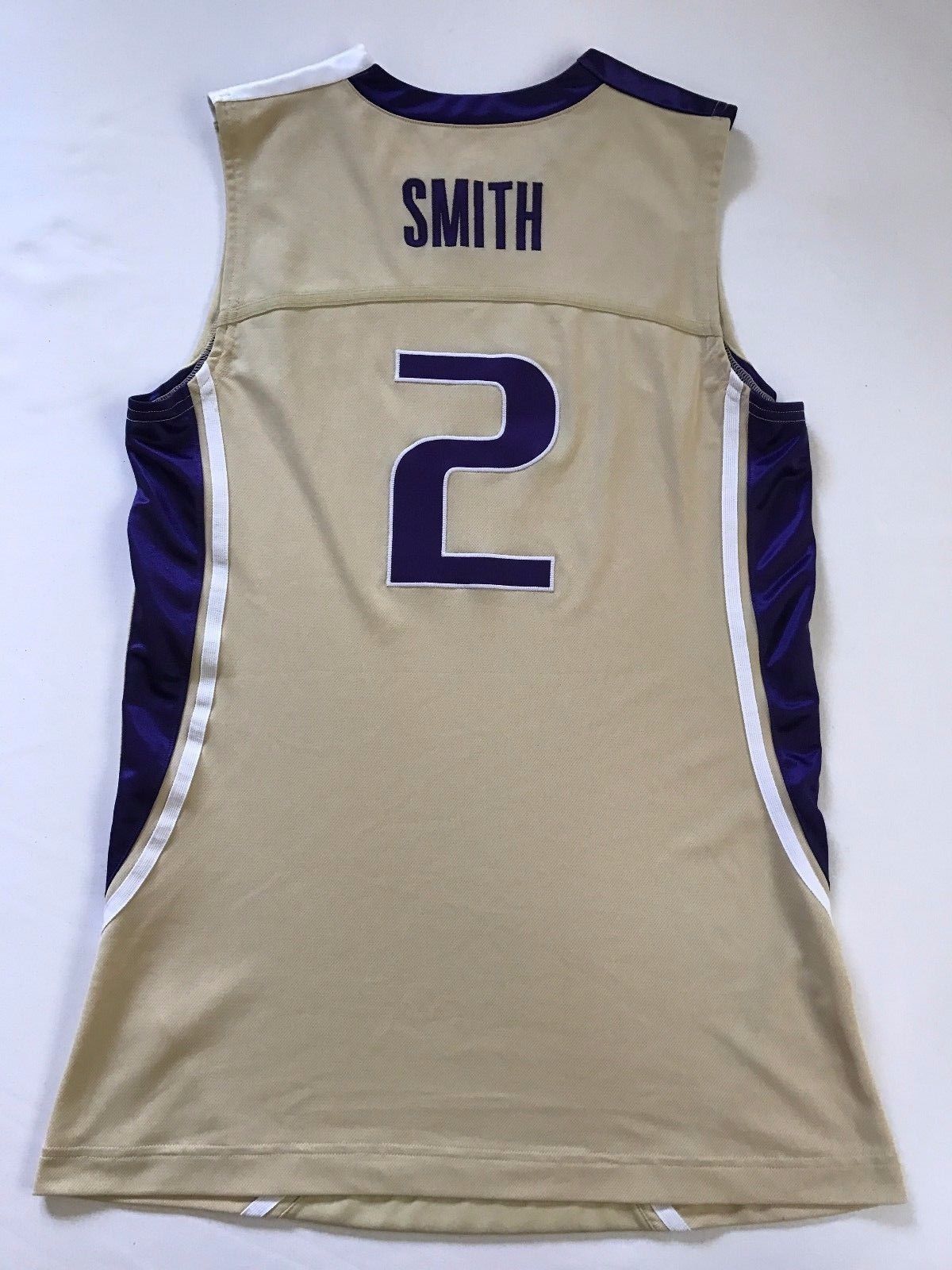 Washington Huskies Nike Dri-FIT Men's Team Issued Gold Basketball Jersey