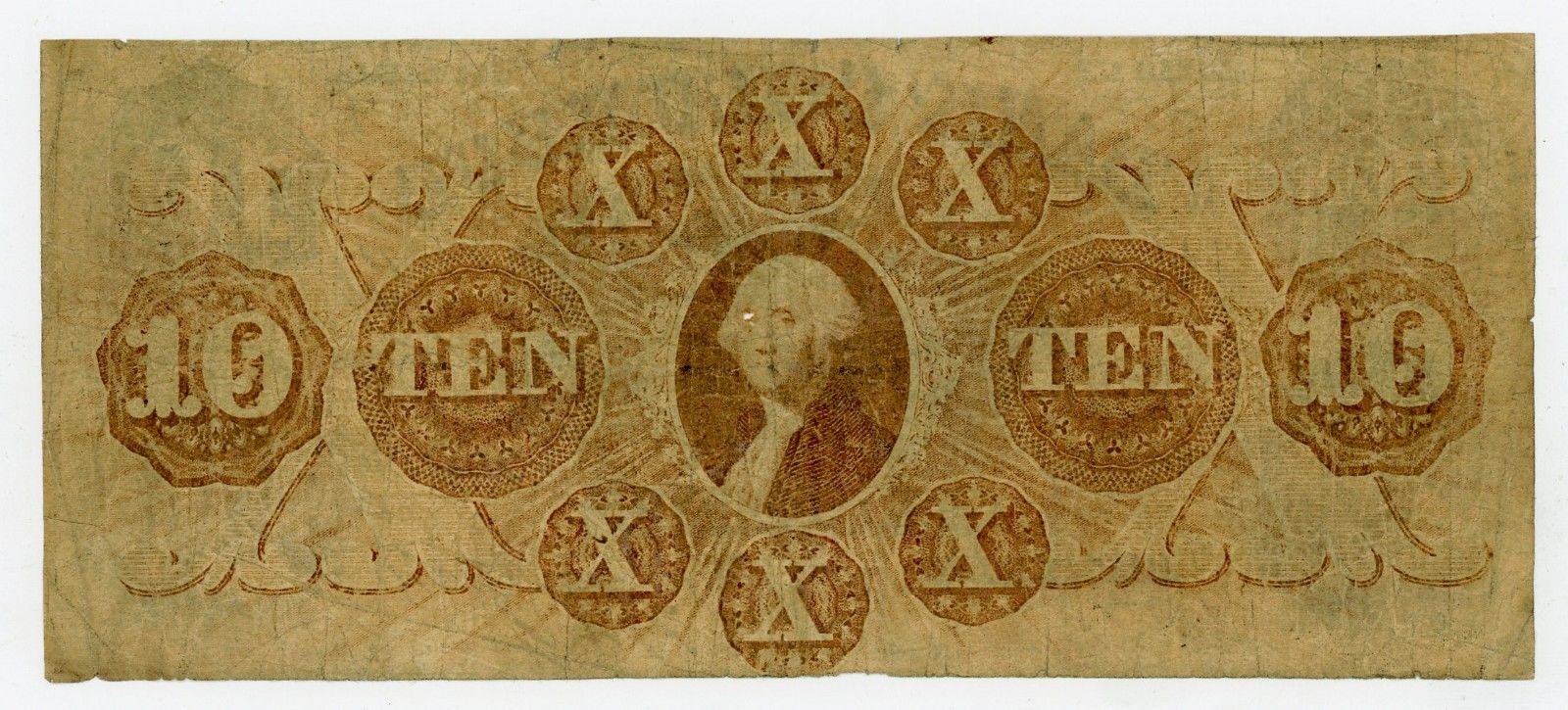 1856 $10 The Bank of Columbus, GEORGIA Note