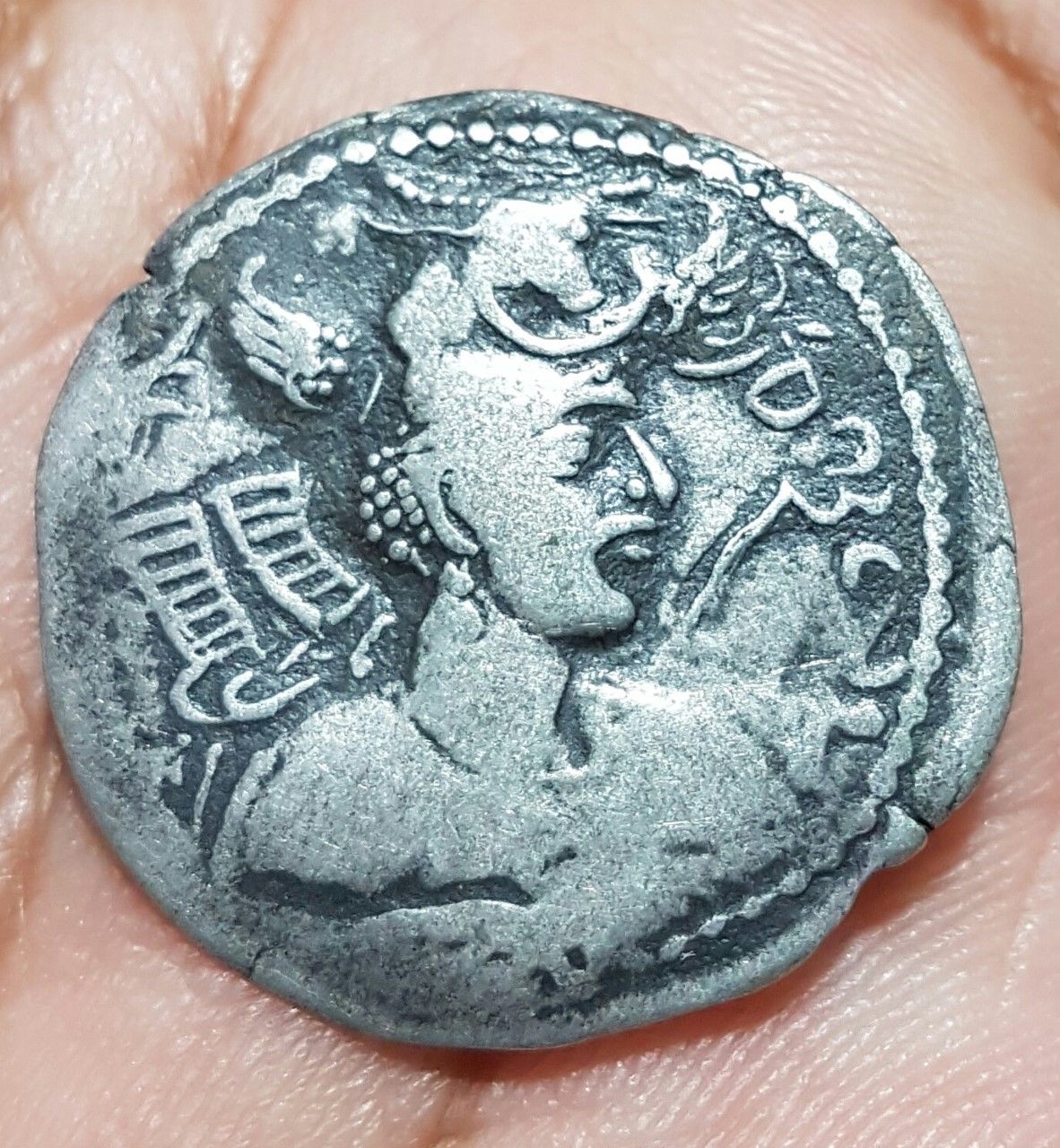 Hephthalites Kabul Valley & Zabul (AD 475–560/576), AR drachm 3.24 gm,ACW 1507