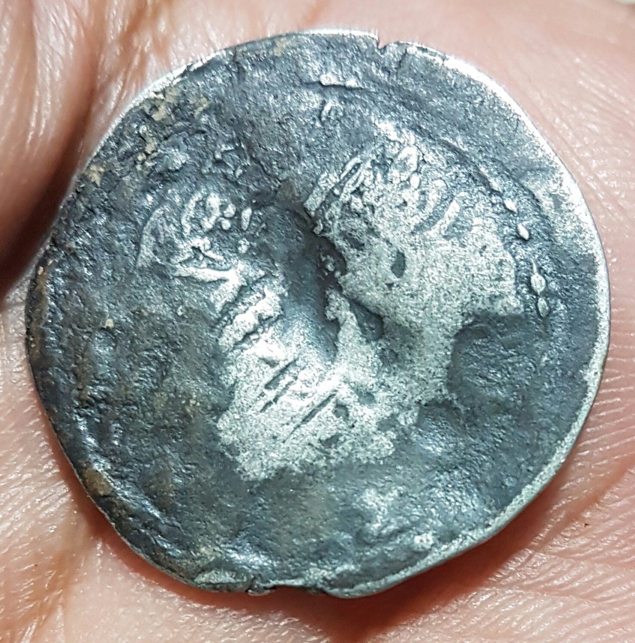 Hephthalites Kabul Valley & Zabul (AD 475–560/576), AR drachm 3.24 gm,ACW 1507