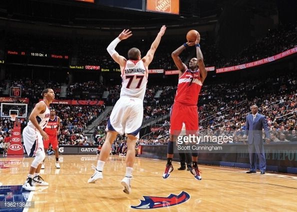 2011-12 Andray Blatche Washington Wizards Game-Used Road Jersey