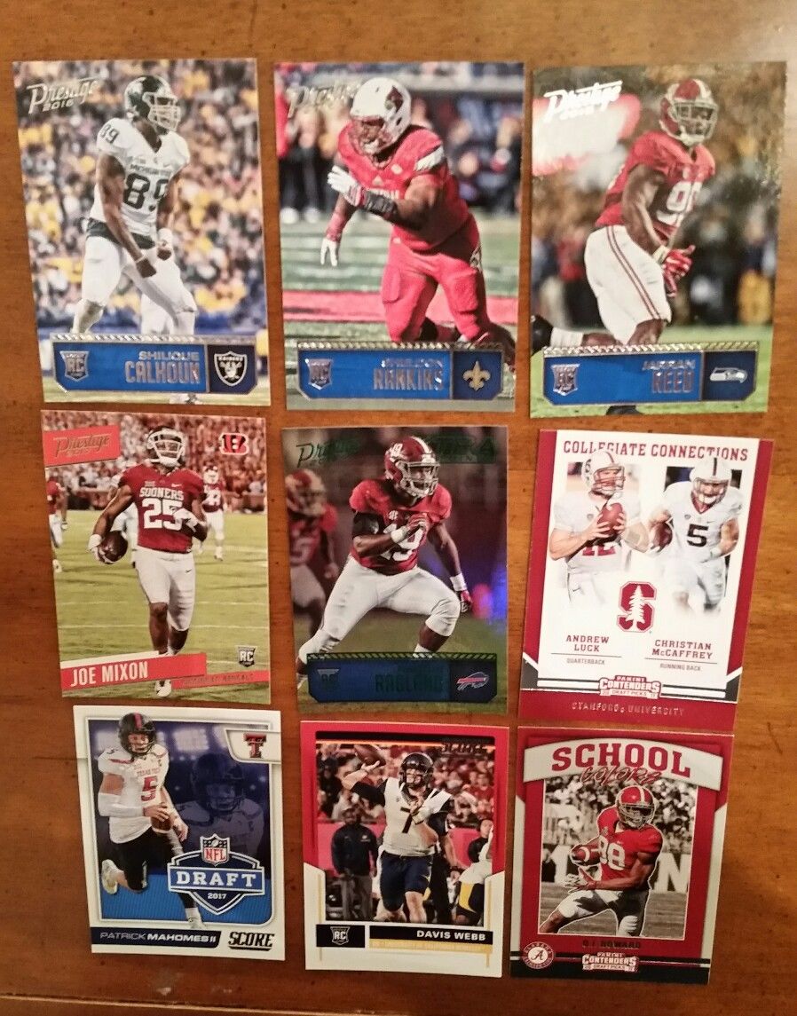 40 Card NFL Rookie Lot (Please See Description and Pictures)